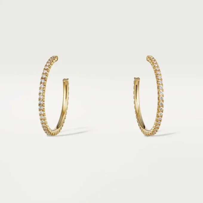 Σκουλαρίκια Etincelle De Cartier – Κίτρινο χρυσό, διαμάντια – Cartier