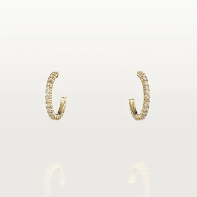 Σκουλαρίκια Etincelle De Cartier – Κίτρινο χρυσό, διαμάντια – Cartier