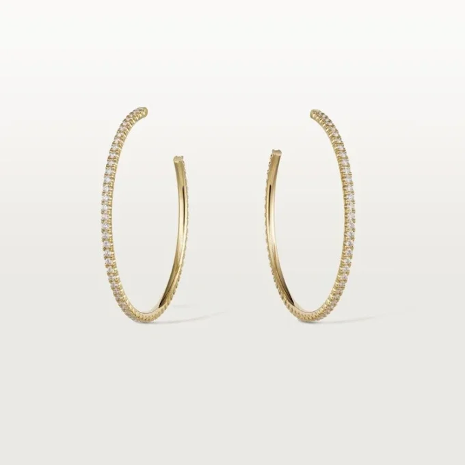 Σκουλαρίκια Etincelle De Cartier – Κίτρινο χρυσό, διαμάντια – Cartier