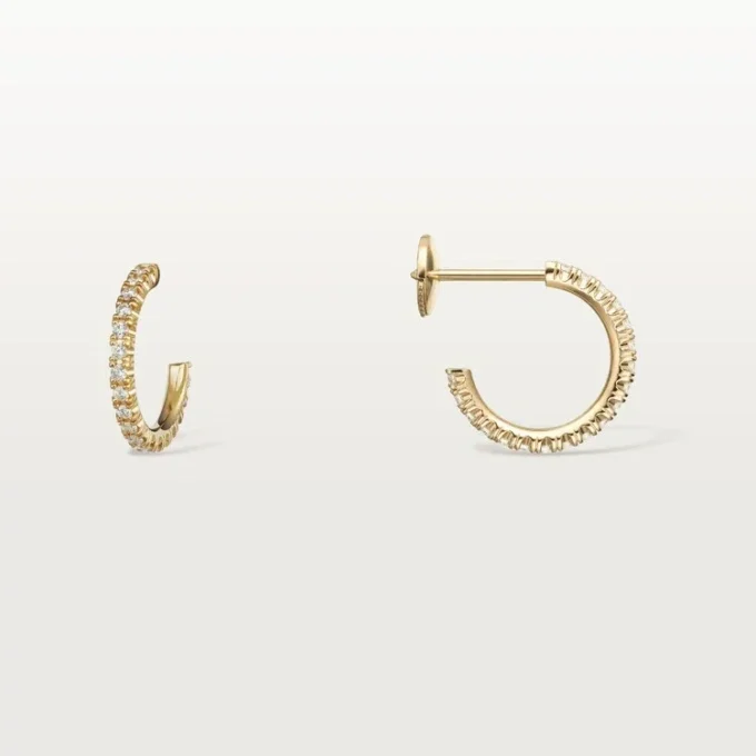Σκουλαρίκια Etincelle De Cartier – Κίτρινο χρυσό, διαμάντια – Cartier