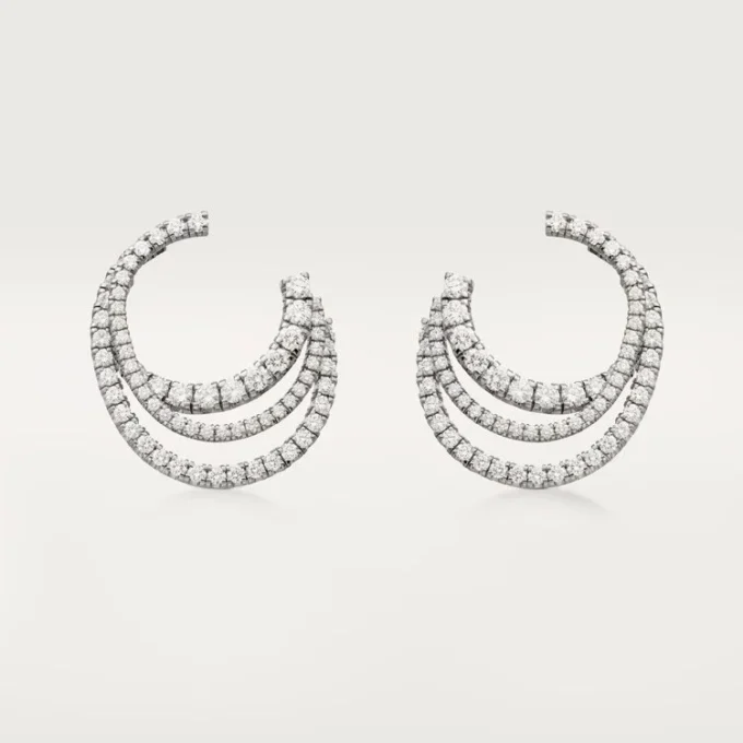 Σκουλαρίκια Etincelle De Cartier – Λευκόχρυσο, Διαμάντια – Cartier