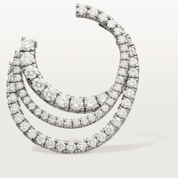 Σκουλαρίκια Etincelle De Cartier – Λευκόχρυσο, Διαμάντια – Cartier