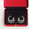 Σκουλαρίκια Etincelle De Cartier – Λευκόχρυσο, Διαμάντια – Cartier