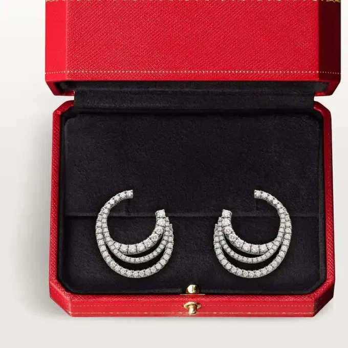 Σκουλαρίκια Etincelle De Cartier – Λευκόχρυσο, Διαμάντια – Cartier