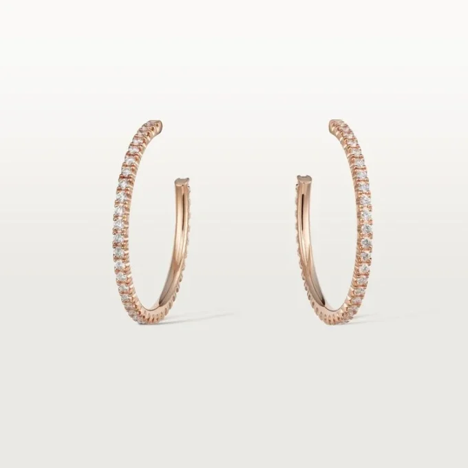 Σκουλαρίκια Etincelle De Cartier – Ροζ χρυσός, διαμάντια – Cartier