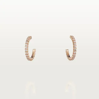 Σκουλαρίκια Etincelle De Cartier – Ροζ χρυσός, διαμάντια – Cartier