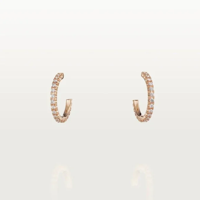 Σκουλαρίκια Etincelle De Cartier – Ροζ χρυσός, διαμάντια – Cartier