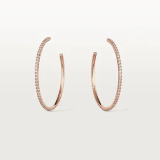 Σκουλαρίκια Etincelle De Cartier – Ροζ χρυσός, διαμάντια – Cartier