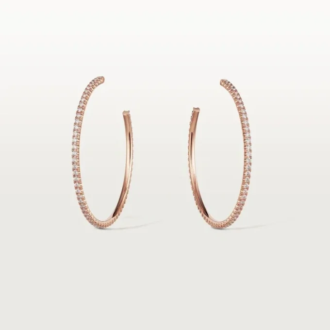 Σκουλαρίκια Etincelle De Cartier – Ροζ χρυσός, διαμάντια – Cartier
