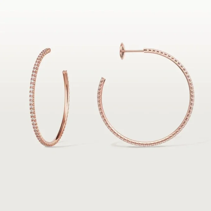 Σκουλαρίκια Etincelle De Cartier – Ροζ χρυσός, διαμάντια – Cartier