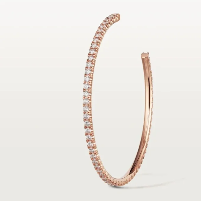 Σκουλαρίκια Etincelle De Cartier – Ροζ χρυσός, διαμάντια – Cartier