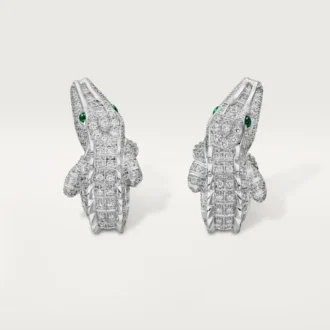Σκουλαρίκια Faune Et Flore De Cartier, με πάβ