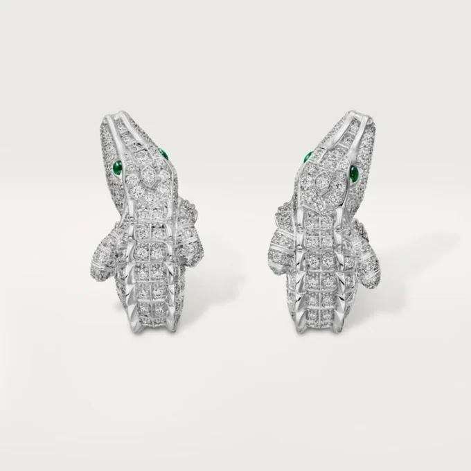 Σκουλαρίκια Faune Et Flore De Cartier, με πάβ
