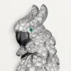 Σκουλαρίκια Faune Et Flore De Cartier, με πάβ Σκουλαρίκια Faune Et Flore De Cartier, με πάβ