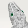 Σκουλαρίκια Faune Et Flore De Cartier, με πάβ