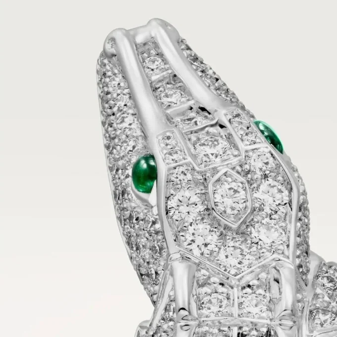 Σκουλαρίκια Faune Et Flore De Cartier, με πάβ