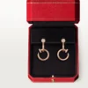 Σκουλαρίκια Juste Un Clou, διπλά, διαμάντια
