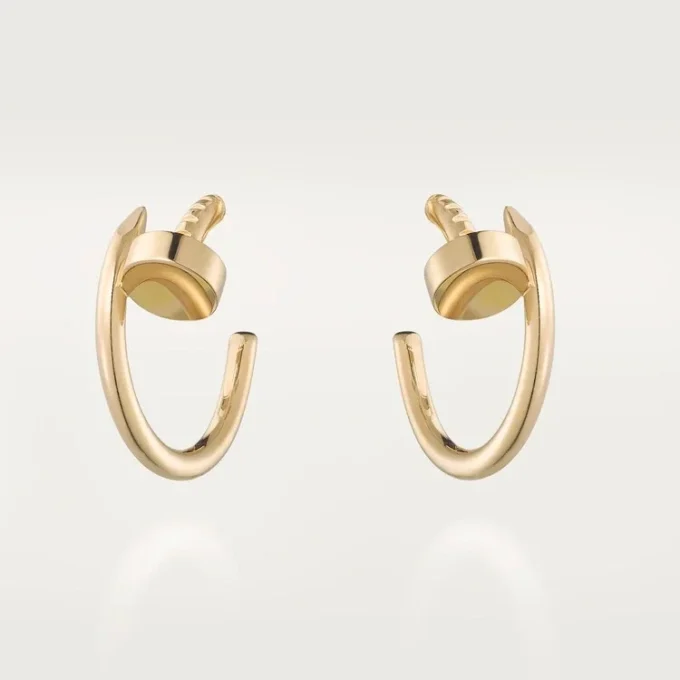Σκουλαρίκια Juste Un Clou Hoop, Κίτρινο χρυσό | Cartier Us