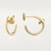 Σκουλαρίκια Juste Un Clou Hoop, Κίτρινο χρυσό | Cartier Us