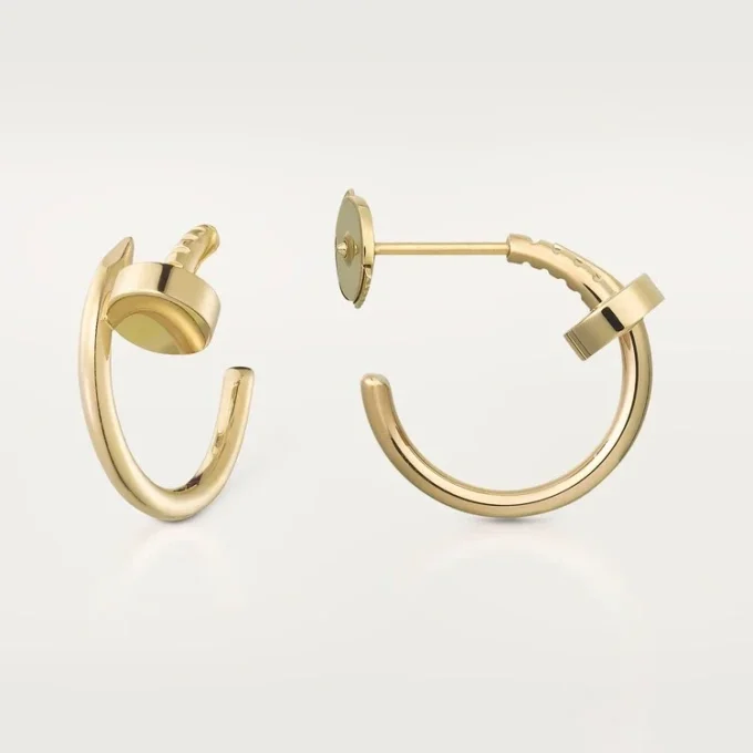 Σκουλαρίκια Juste Un Clou Hoop, Κίτρινο χρυσό | Cartier Us