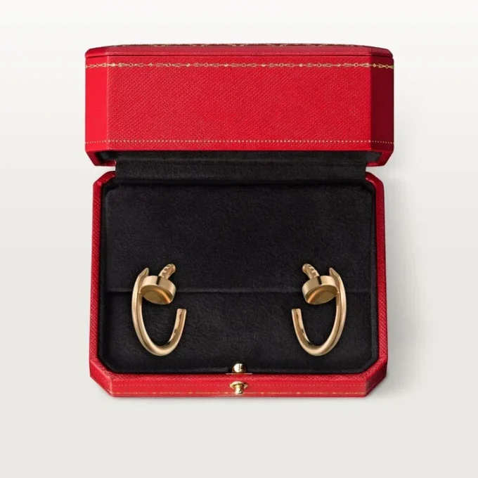 Σκουλαρίκια Juste Un Clou Hoop, Κίτρινο χρυσό | Cartier Us