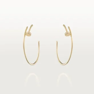 Σκουλαρίκια Juste Un Clou – Κίτρινο χρυσό, διαμάντια – Cartier