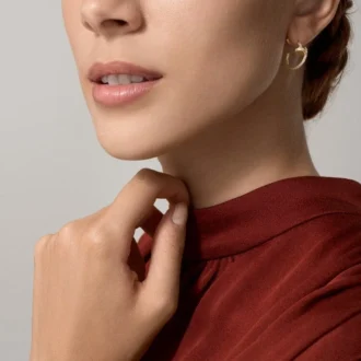 Σκουλαρίκια Juste Un Clou – Κίτρινο χρυσό, διαμάντια – Cartier