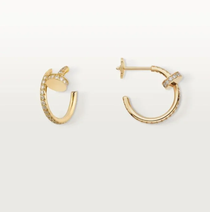 Σκουλαρίκια Juste Un Clou – Κίτρινο χρυσό, διαμάντια – Cartier Σκουλαρίκια Juste Un Clou – Κίτρινο χρυσό, διαμάντια – Cartier