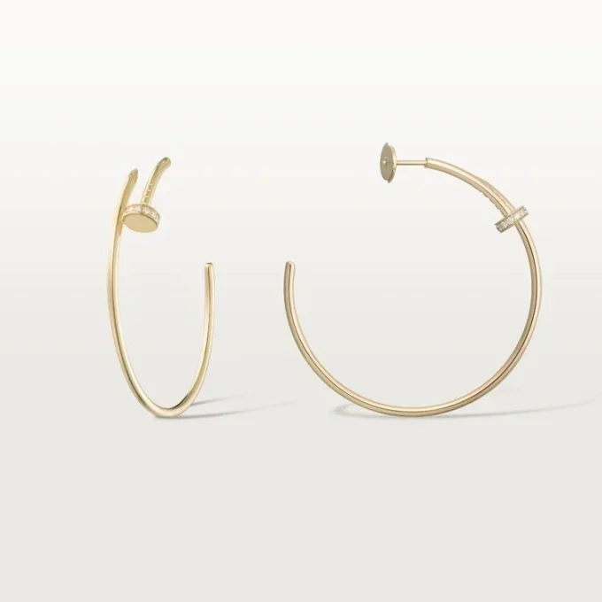 Σκουλαρίκια Juste Un Clou – Κίτρινο χρυσό, διαμάντια – Cartier Σκουλαρίκια Juste Un Clou – Κίτρινο χρυσό, διαμάντια – Cartier