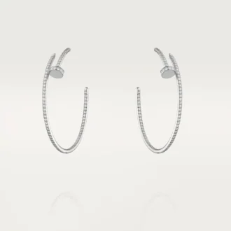 Σκουλαρίκια Juste Un Clou – Λευκόχρυσο, Διαμάντια – Cartier