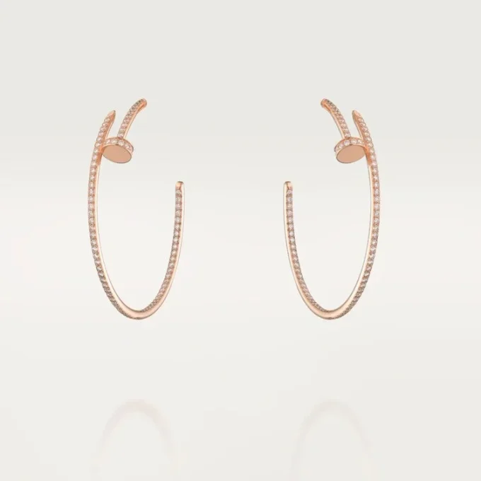 Σκουλαρίκια Juste Un Clou – Ροζ χρυσός, διαμάντια – Cartier Σκουλαρίκια Juste Un Clou – Ροζ χρυσός, διαμάντια – Cartier