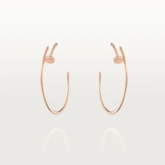 Σκουλαρίκια Juste Un Clou – Ροζ χρυσός, διαμάντια – Cartier