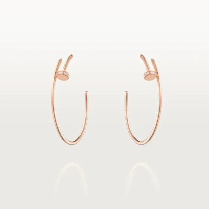 Σκουλαρίκια Juste Un Clou – Ροζ χρυσός, διαμάντια – Cartier Σκουλαρίκια Juste Un Clou – Ροζ χρυσός, διαμάντια – Cartier