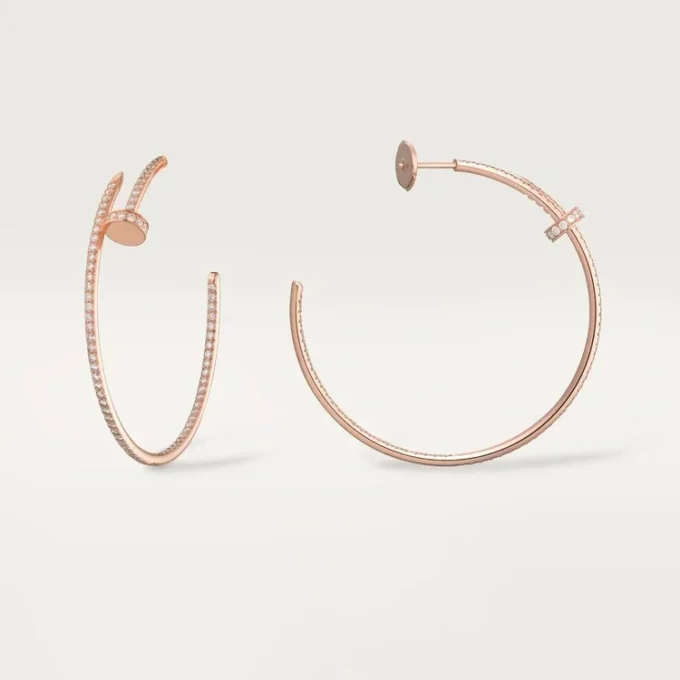 Σκουλαρίκια Juste Un Clou – Ροζ χρυσός, διαμάντια – Cartier Σκουλαρίκια Juste Un Clou – Ροζ χρυσός, διαμάντια – Cartier