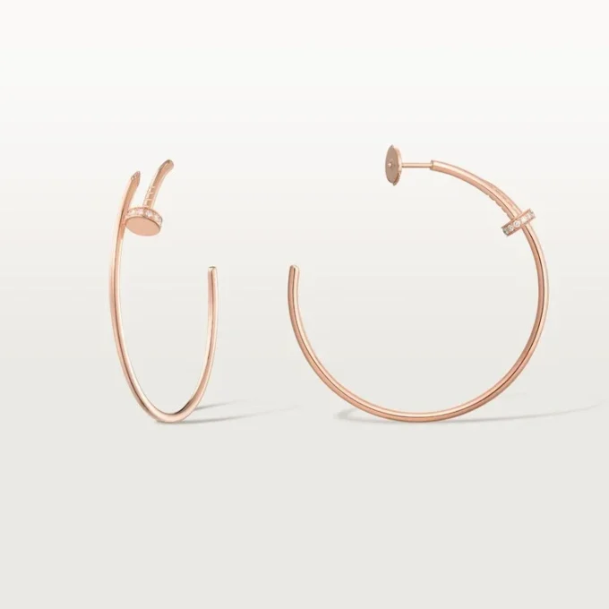 Σκουλαρίκια Juste Un Clou – Ροζ χρυσός, διαμάντια – Cartier Σκουλαρίκια Juste Un Clou – Ροζ χρυσός, διαμάντια – Cartier