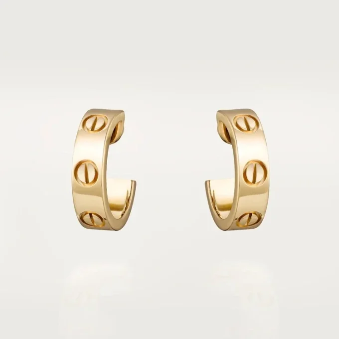Σκουλαρίκια Love – Κίτρινο χρυσό – Cartier