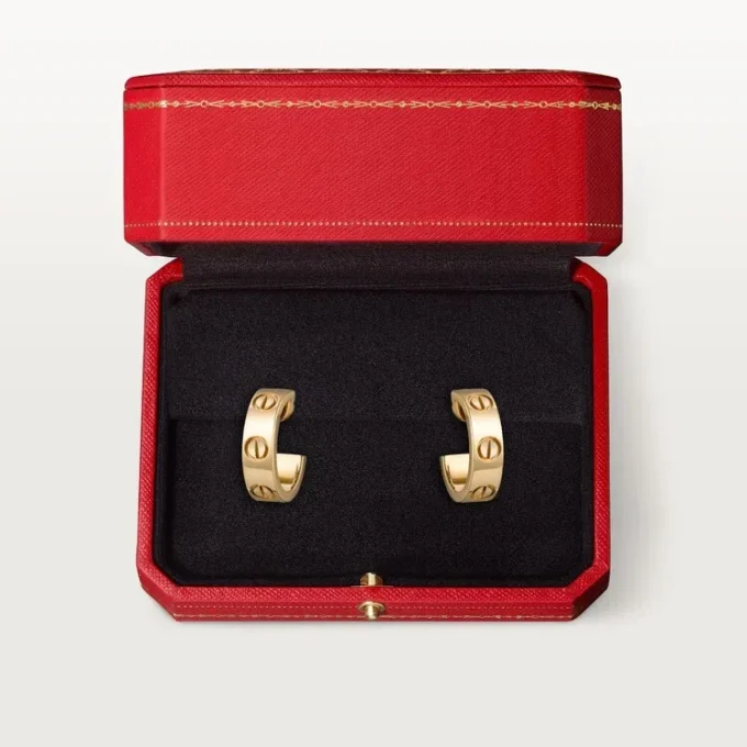 Σκουλαρίκια Love – Κίτρινο χρυσό – Cartier