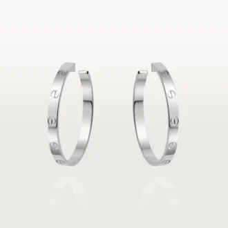 Σκουλαρίκια Love – Λευκόχρυσο – Cartier