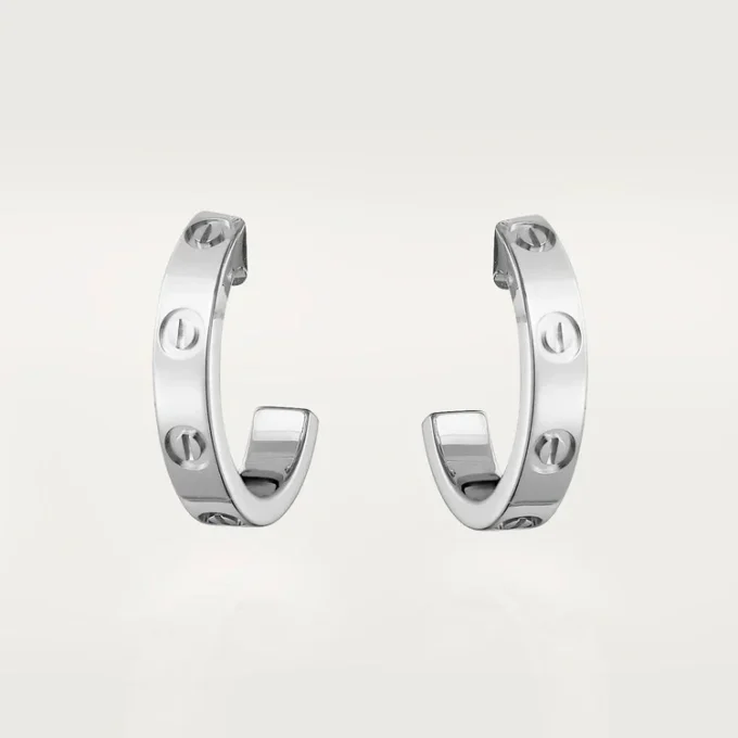 Σκουλαρίκια Love – Λευκόχρυσο – Cartier Σκουλαρίκια Love – Λευκόχρυσο – Cartier