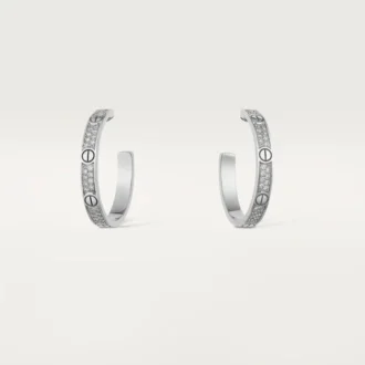 Σκουλαρίκια Love – Λευκόχρυσο, Διαμάντι – Cartier