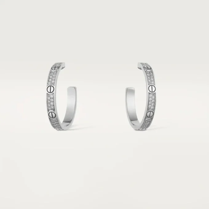 Σκουλαρίκια Love – Λευκόχρυσο, Διαμάντι – Cartier Σκουλαρίκια Love – Λευκόχρυσο, Διαμάντι – Cartier