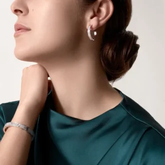 Σκουλαρίκια Love – Λευκόχρυσο, Διαμάντι – Cartier