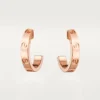 Σκουλαρίκια Love – Ροζ χρυσός – Cartier