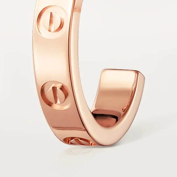 Σκουλαρίκια Love – Ροζ χρυσός – Cartier