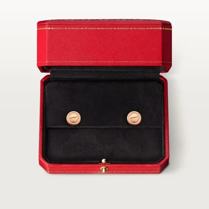 Σκουλαρίκια Love – Ροζ χρυσός – Cartier