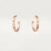 Σκουλαρίκια Love – Ροζ χρυσός, διαμάντια – Cartier