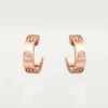 Σκουλαρίκια Love – Ροζ χρυσός, διαμάντια – Cartier