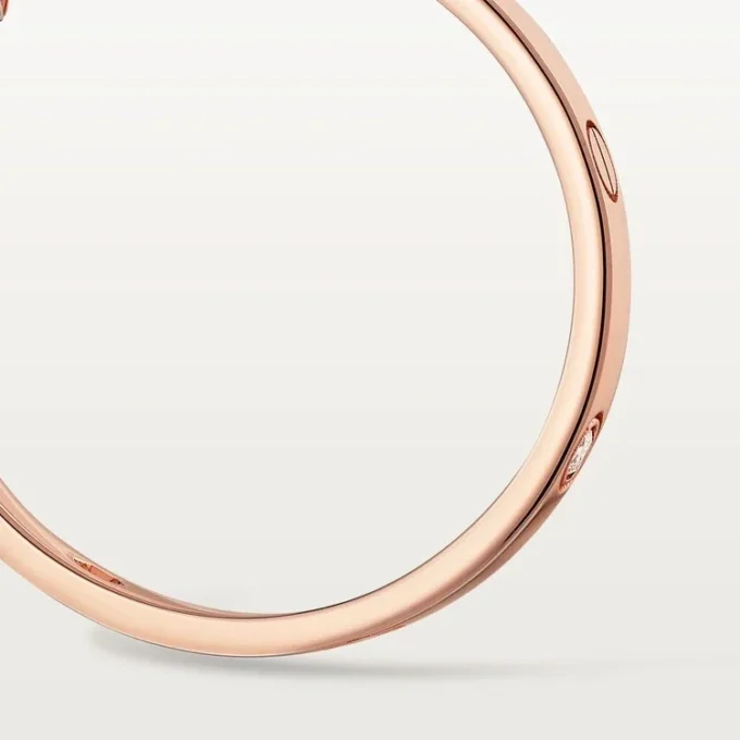Σκουλαρίκια Love – Ροζ χρυσός, διαμάντια – Cartier