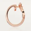 Σκουλαρίκια Love – Ροζ χρυσός, διαμάντια – Cartier