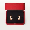 Σκουλαρίκια Love – Ροζ χρυσός, διαμάντια – Cartier